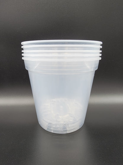 Transparent Pot Various sizes - Sturdy and Reusable